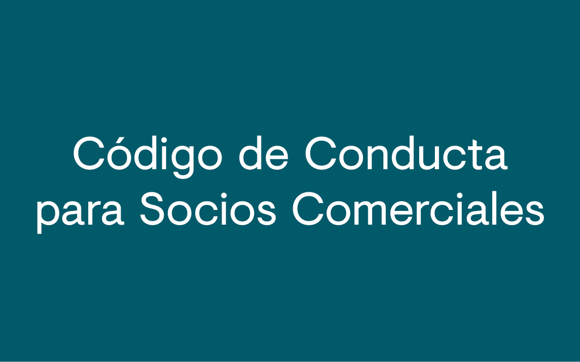 Código de Conducta para Socios Comerciales