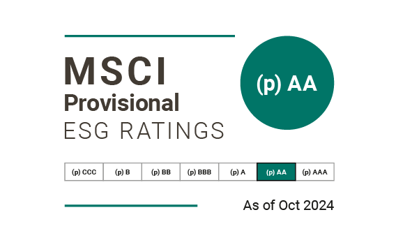 Calificación AA por gestión ESG